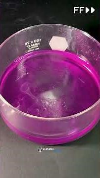 Chemical reaction of metallic sodium with water 🧪