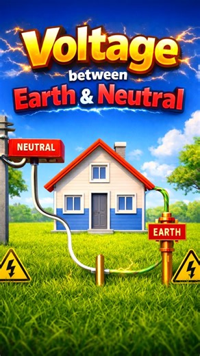 Mind of Engineer | Voltage between earth & neutral ⚡️ Why we measure Voltage between neutral and earth, because it is potential difference between neutral &... | Instagram