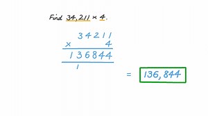 Multiplying One-Digit Numbers by Five-Digit Numbers