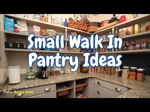 Creative Walk-In Designs For Tiny Spaces Pantry Perfection Storage Small Walk In Pantry Ideas