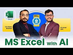 MS Excel with AI Certification | Zero to Hero Certification Course | CA Amol Jain | Vsmart Academy