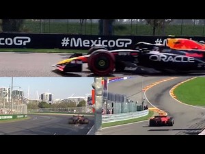 True speed of Formula 1 cars up close