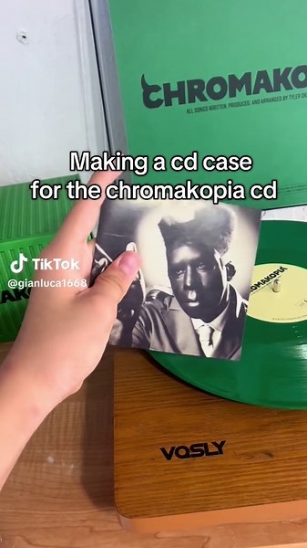 Making a Creative CD Case for Chromakopia Album