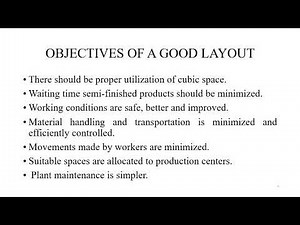 Operations Management: Module 2 - Plant Layout Part 2
