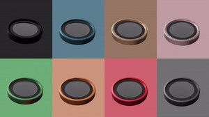 ZAGG iPhone Camera Lens Protector for iPhone Air - Blue, Camera Ring, Maximum Impact & Scratch Protection, Anti-Reflective Technology, Smudge-Resistant, Precise Fit, Glass Elite