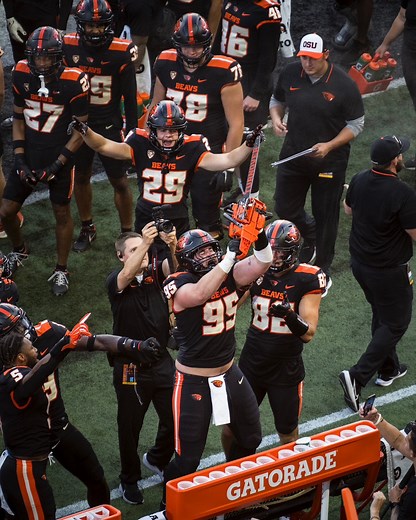 cue the chainsaw 🔊⛓️🪚 | Oregon State Football