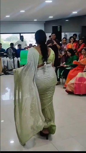 moti gand wali bhabhi in saree #foryou #saree #motigand
