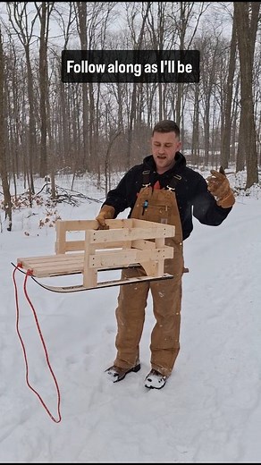 4.6K views · 115 reactions | DIY Wooden Children's Sled for $15,...