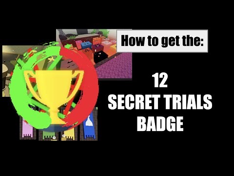 How to Get The "12 Secret Trials" Badge in *Be Crushed by a Speeding Wall!* (2023) (Updated)