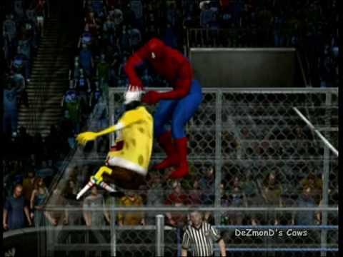 DeZmonD's SVR10 Caws - Spiderman vs Spongebob