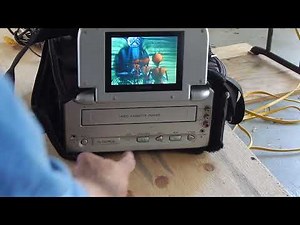 Audiovox VBP2000 VHS Player COMPLETE & 35 Disney Tapes ****SOLD****