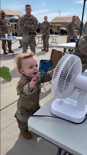 This baby's weather forecast completely shocked the Army! 🤣