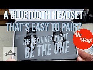 Lexin GTX Bluetooth Headset - Easy to Pair?