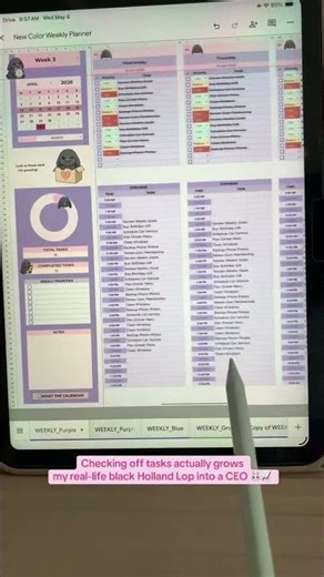How to gamify your weekly routine with an aesthetic planner 🎮💜