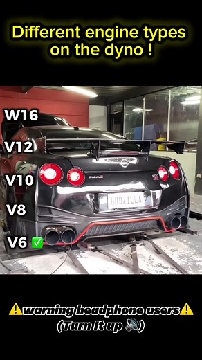 Part 1 | Different engine types on the dyno ! #exaust #dyno #enginesound #carsoftiktok #carsforyou