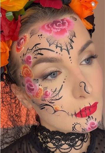 Catrina Makeup Tutorial for Halloween Celebrations