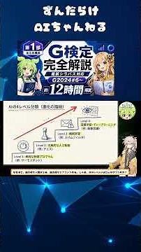 【AIの4レベル分類】初心者向け G検定 完全解説｜最新シラバス G2024#6〜対応｜約12時間講義 #G検定#G検定対策#G検定2026#生成AI#ディープラーニング#機械学習#AI学習#JDLA