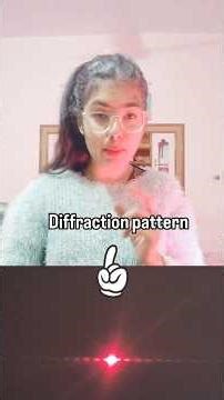 DIY Diffraction pattern ✨ #class12th #physics #iitjee