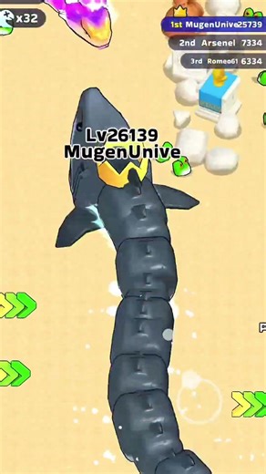 Snake Clash VIP Gameplay 20 #games #viralshorts #viralgaming