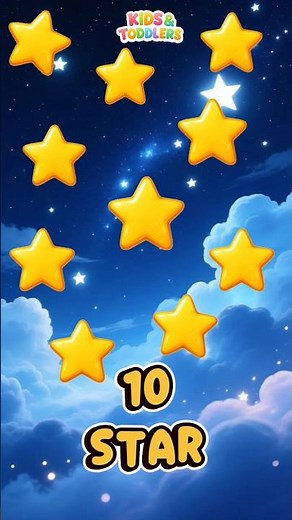 Can you count all the stars with me? ⭐✨ Let’s learn numbers together!#counting #learnnumbers
