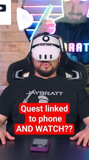 This Quest App LINKS YOUR PHONE & WATCH!!! #quest3 #vr #virtualreality #wearabletech
