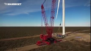 Building a wind farm is 10% lifting and 90% getting from pad to pad efficiently. Check out this video of an ingenious solution our engineers came up with to transport this wind crane - even when the roads were narrower than it. #Mammoet #Innovation #OnshoreWind | Mammoet