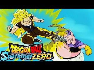 Goku SSJ3 vs Majin Buu (Dragon Ball Z Tenkaichi tag team sparking zero PSP mod)