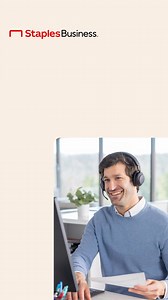 We’re your on-call partner in easy, standing by with product recommendations, cost-saving insights and more. | Staples