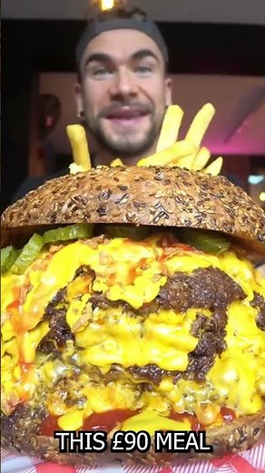 12LB BURGER CHALLENGE WITH 100 PIECES OF CHEESE | Joel Hansen #eatingchallenge