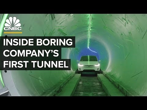 Elon Musk's Boring Company Opened Its First Tunnel — Watch What It's Like To Ride Inside
