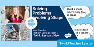 Year 3 (Ages 7-8) Problem Solving Video Lesson 3