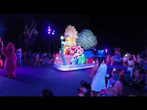 Vintage Neighborhood Street Party Birthday Parade in 4K @ Sesame Place /Sesame Street Langhorne, PA