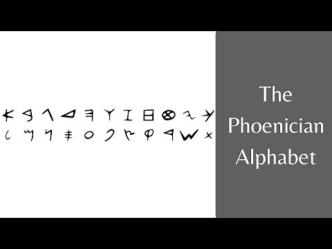The Phoenician Alphabet: Moving From Symbols to Sounds