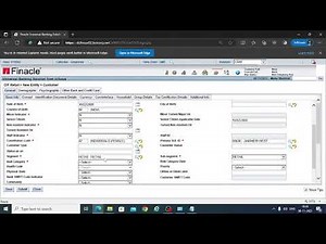 FINACLE 10 TRAINING : Customer ID creation using CRM module