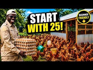 Chicken Farming for Beginners: How to Start a Small Farm with Just 25 Chickens