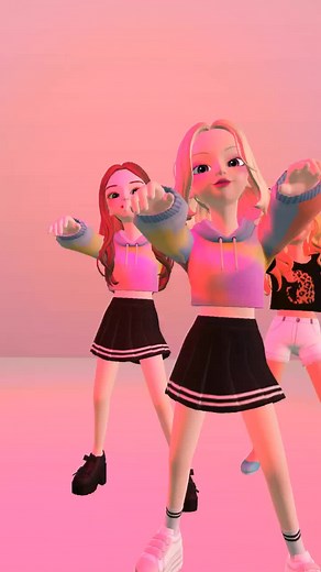 Animated Dance Routine with Colorful Characters