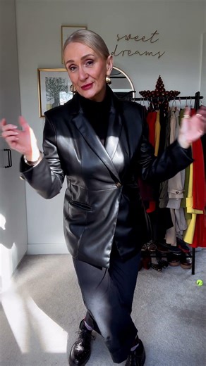 Popping next door but still getting dressed #midlifestyle #styleafter50 #ootd #outfitideas #style