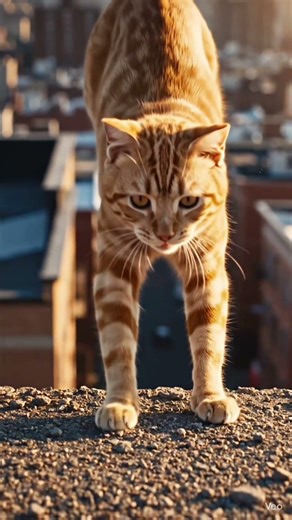 ): Amazing Parkour Cat: Fast Sprint to Epic Slow-Mo Jump! 🐈💨