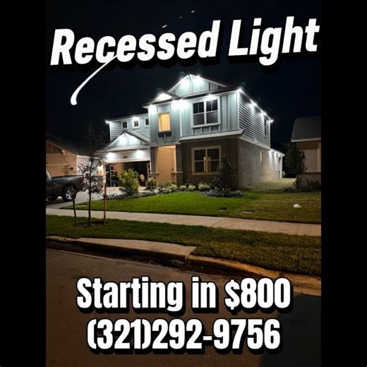 Recessed Lights | Security Cameras | Tv Mounting | Recessed Color Light (Price Start From $800) ✔️ Schedule ✔️ App Change Color ✔️ Recessed Light 4” ✔️ Smart Switch 📍 Serving Palm Bay... | Instagram