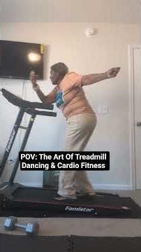 POV: The Art Of Treadmill Dancing & Cardio Fitness #treadmill #dance #cardio #pov #yt #shorts #fit