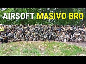 AIRSOFT EN ARGENTINA: 200 personas en La Colonia - Parte 1 (TODOS LOS JUGADORES)