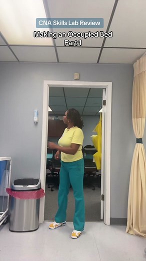 Let’s #review the #cnaskill #making an occupied #bed in the #cnaskillslab at the #allegiantinstitute We are #located in #memphis #cnas #cnaschool #cnatrainingandtestingcenter #allegiantinstructor #nurseteacher #teachingontiktok #cnastudent #nursingassistantstudent #cnasoftiktok #nursesoftiktok #nursingassistantsoftiktok #preparetopass #certifiedatallegiant #skillcheckoff #cnaskillstest #cnaexam #properpreparation #passtheexam #part1