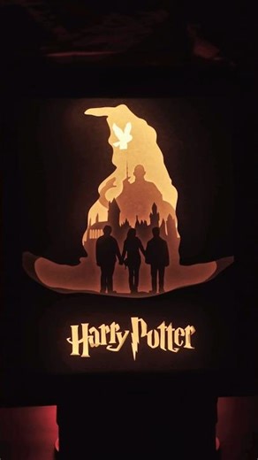 Harry Potter DIY Lightbox ⚡️ #harrypotter #lightbox