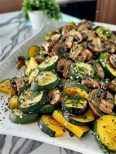 26K views · 143 reactions | Keto Sautéed Zucchini & Mushrooms A quick and savory low-carb side, this combo packs just 4g net carbs per serving. Perfectly buttery, garlicky, and keto-approved comfort in every bite! Recipe in the first comment: | Keto & Low Carb Food Network | Facebook