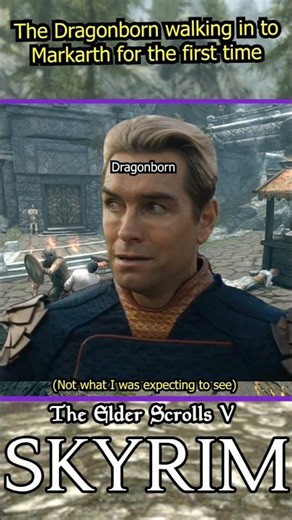 Every Skyrim player's reaction walking into Markarth #skyrim #elderscrolls #shorts