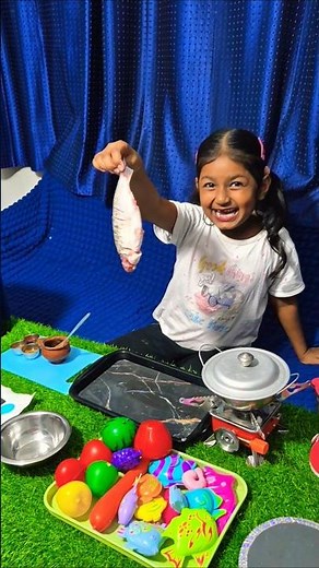 মেহের মাছের ভাজি করল ।#kidsplaying #kidcooking #meherthecutepie #meher
