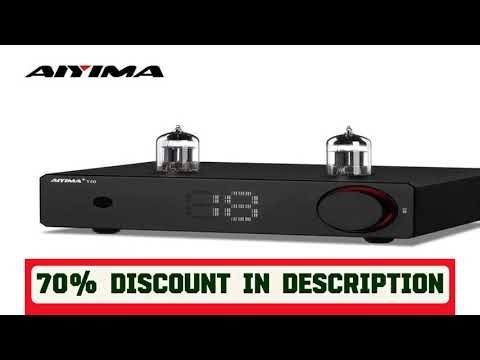 A must-have product! AIYIMA T20 Vacuum Tube Preamplifier ECC83 Fully balanced Preamp RCA XLR Inp