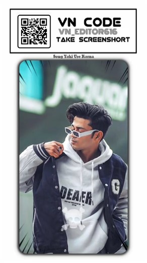 VN QR code template on Instagram: "☠️🔥Trending Vn Code || USE THIS SONGS . . Step 1: Take a screen shot of this reel Step 2: Open VN Video editor app Step 3: Click on the scanner in top of right corner Step 4: Scan the Screenshot & click on the download/use Step 5: Select your photos and export video . . Follow Me :- @vn_editor_616 . . #vn_editor616 #vneditor616#bhojpuri #bhojpurimix #Buxar reel trend vncode instsmagram vnediting vntutorial reels instagram explore edits editing edit explorepage