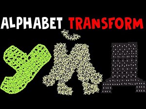 Russian Alphabet Lore Filling with Letters