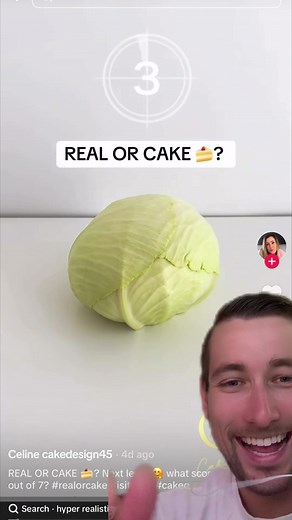 Real Or Cake: Cabbage Cake Reveal by Celine Cakedesign45